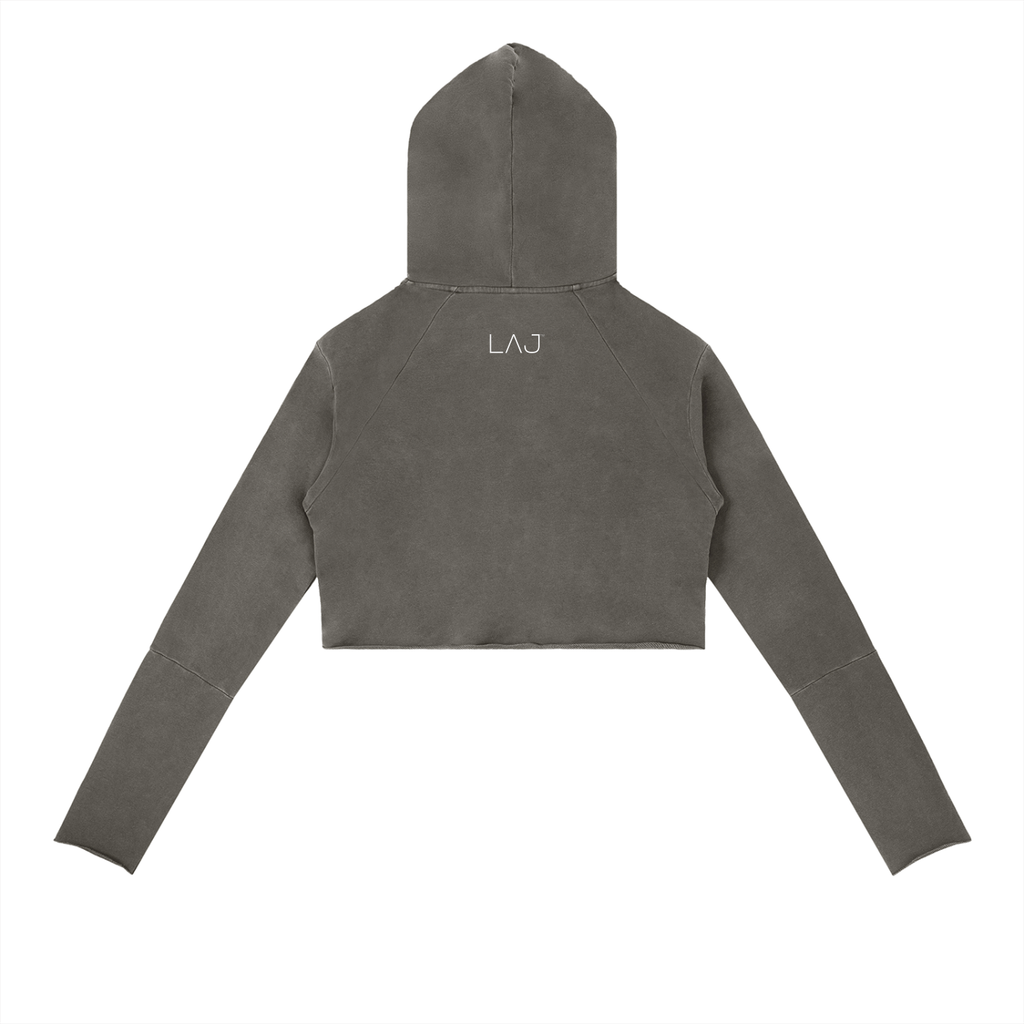 LAJ™ Women Vintage Crop Hoodie