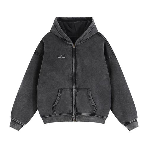 LAJ™ Chilly Rustic Boxer Zip up Hoodie
