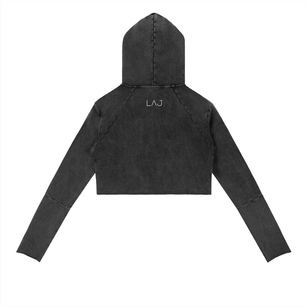 LAJ™ Women Vintage Crop Hoodie